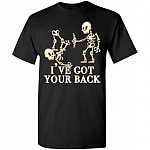 I've Got Your Back Funny Skull T-Shirt