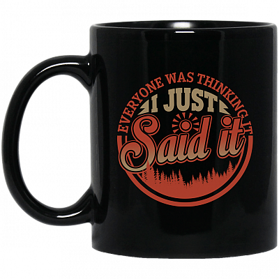 11 oz. Black Mug