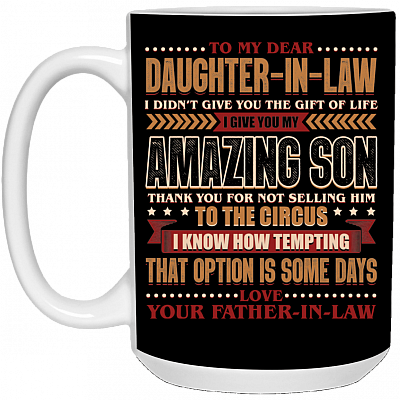 15 oz. White Mug