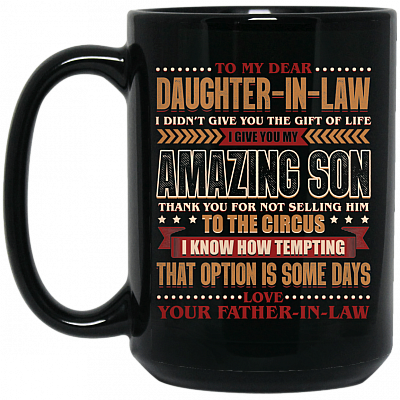 15 oz. Black Mug