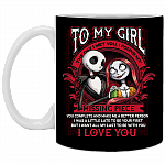 Nightmare To My Girl The Day I Met You I Found My Missing Piece Coffee Mug - Beer Stein - Water Bottle