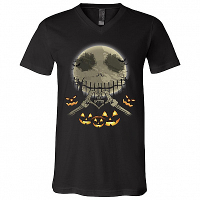 You Matter Scary Jack Spooky Face Tim Skull Moon Burton T-Shirt - Fun Halloween Custom Shirt Gift Ideas