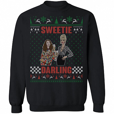 Funny Christmas Sweetie Darling Ugly Christmas Sweaters