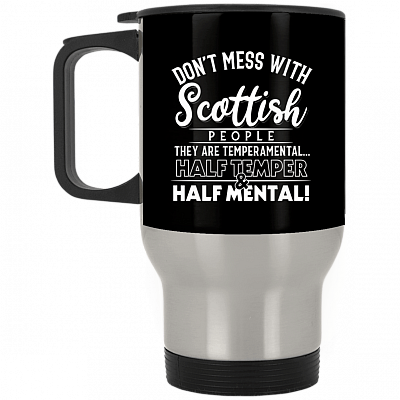 14 oz. Silver Travel Mug