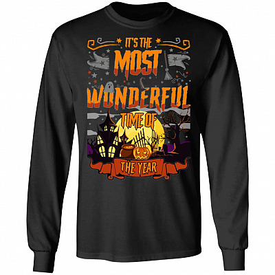 It's The Most Wonderful Time Of The Year Halloween Horror Hoodie - Sweat Shirt - Long Sleeve Shirt