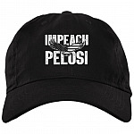 Impeach Pelosi Twill Cap - High-Profile Snapback Hat - Trucker Hat