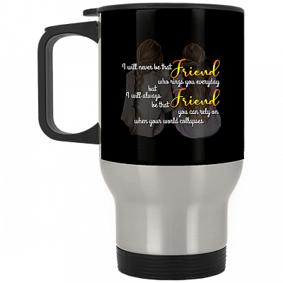 14 oz. Silver Travel Mug