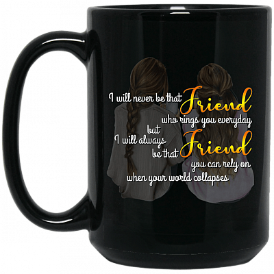 15 oz. Black Mug