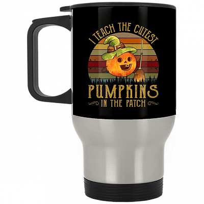 14 oz. Silver Travel Mug