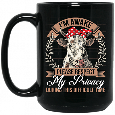 15 oz. Black Mug