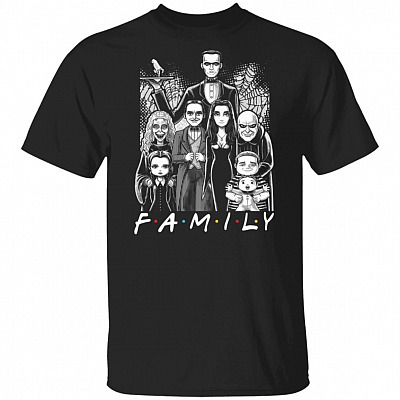 Funny Halloween The Wednesday Family Friends T-Shirt