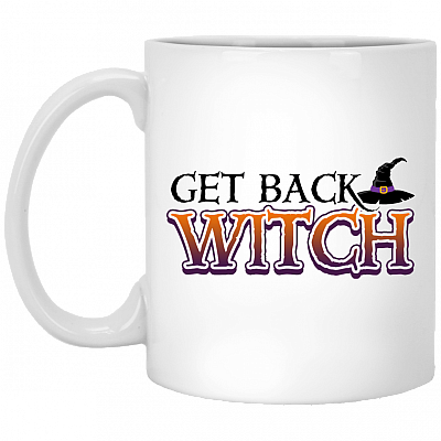 Get Back Witch - I'm Not a Witch I'm Your Wife Halloween Couple Ceramic Coffee Mug - Beer Stein - Water Bottle