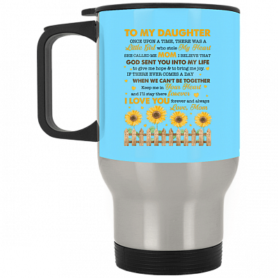 14 oz. Silver Travel Mug