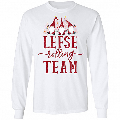 Lefse Rolling Team Hoodie - Sweatshirt - Long Sleeve Shirt