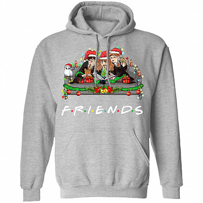 Three Character Harr-y Friends Halloween Christmas Hoodie - Sweatshirt