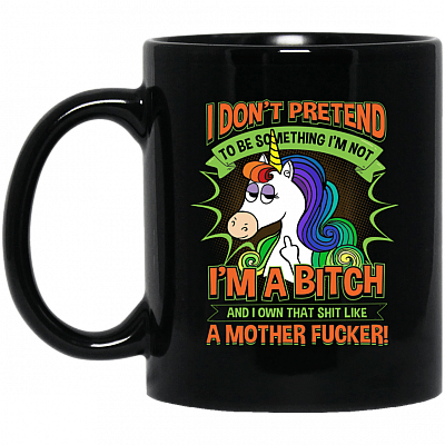 11 oz. Black Mug