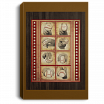 Pitch A Baseball Instruction Pitch Grips Framed Canvas - Unframed Poster