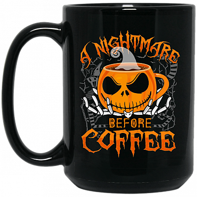 15 oz. Black Mug