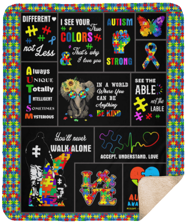 autism awareness blanket