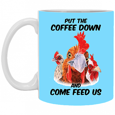 Alternative view of Put The Coffee Down And Come Feed Us Mug