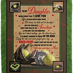 Softball Never Forget That I Love You Life Is Filled With Hard Times Be Brave Fleece Blanket - Premium Sherpa Blanket