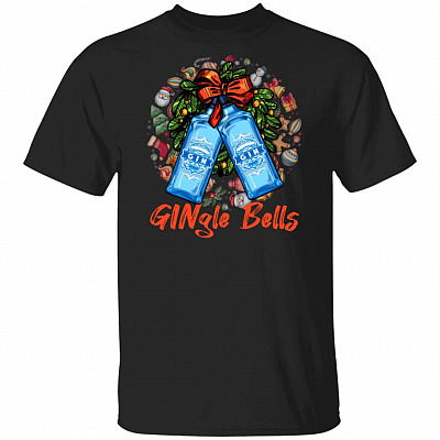 Gingle Bells Christmas Wine T-Shirt