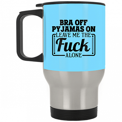 14 oz. Silver Travel Mug