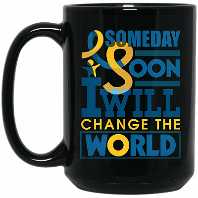 15 oz. Black Mug