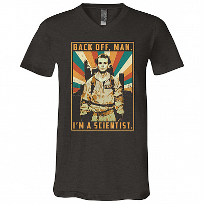 Alternative view of Back Off, Man I'm A Scientist T-Shirt