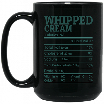 15 oz. Black Mug