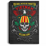 You Shall Never Be Forgotten Vietnam Time Served Welcome Home Gallery Framed Canvas Prints - Unframed Poster