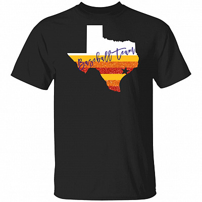 Baseball Team Texas Personalized T-Shirt