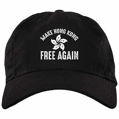 Make Hong Kong Free Again Twill Cap - High-Profile Snapback Hat - Trucker Hat