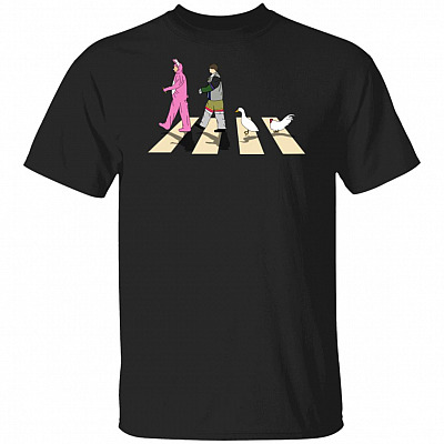Friends Walking Cross Beatle Funny T-Shirt