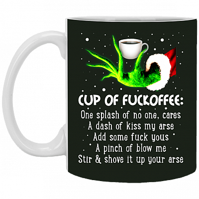 Cup Of Fuckoffee One Splash Of No One Cares Coffee Mug - Travel Mug - Beer Stein - Water Bottle