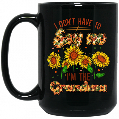 15 oz. Black Mug