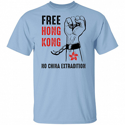 Free Hong Kong No China Extradition Hong Kong Support T-Shirt