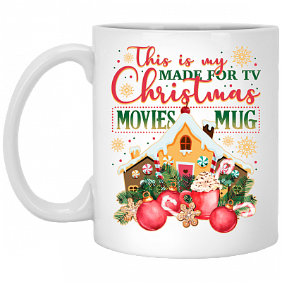 This Is My Made For TV Christmas Movies Coffee Mug - Travel Mug - Water Bottle