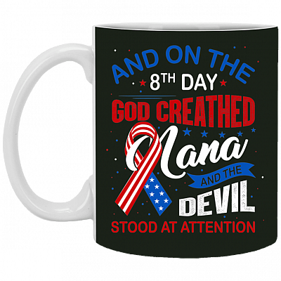 And On The 8th Day God Created Nana Ceramic Coffee Mug - Beer Stein - Water Bottle - Color Changing Mug