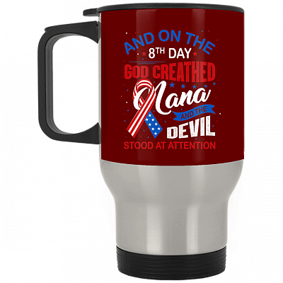 14 oz. Silver Travel Mug