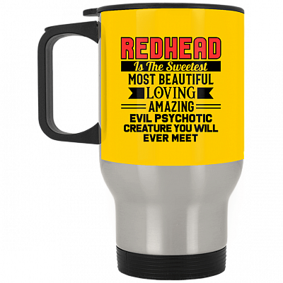 14 oz. Silver Travel Mug