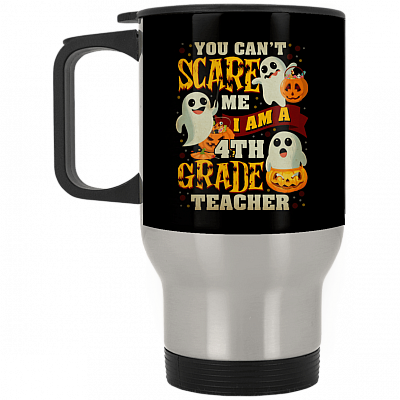 14 oz. Silver Travel Mug