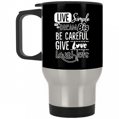 14 oz. Silver Travel Mug