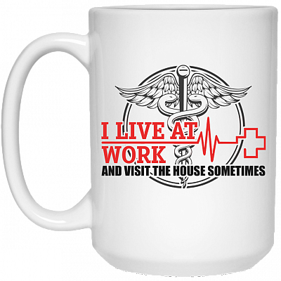 15 oz. White Mug