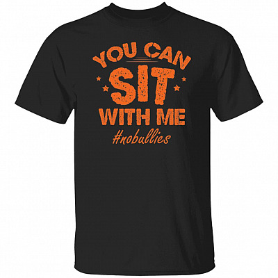 You Can Sit With Me Kindness Anti Bullying T-Shirt - Youth Tee - Be Kind Shirt