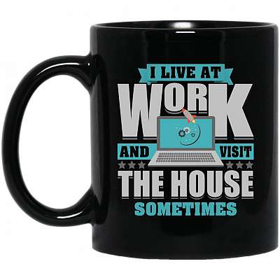 11 oz. Black Mug