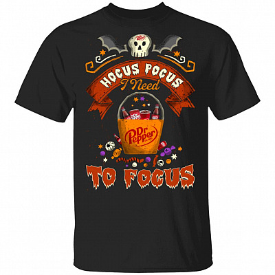 Funny Halloween Witch I Need Dr To Focus T-Shirt