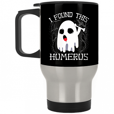 14 oz. Silver Travel Mug