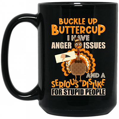 15 oz. Black Mug
