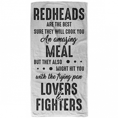 Redheads Are the Best Sure They Will Cook You Bath Towel Decor - Beach Towel